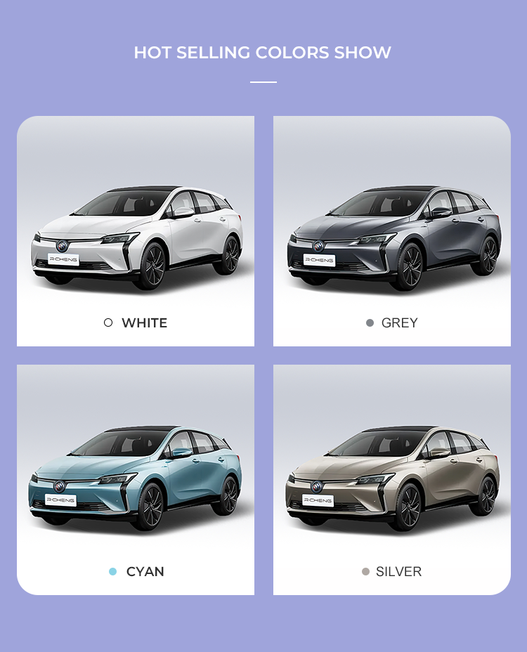 Left Hand Drvie Buick Bluish 6 Fast Speed Electric Sedan Car 170km/H