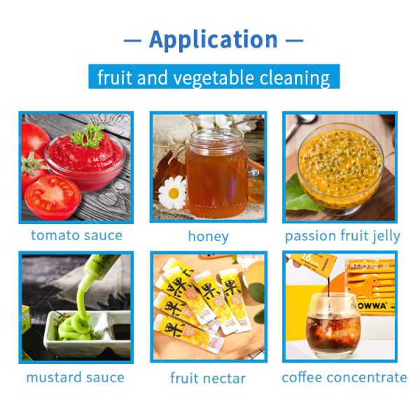 Liquid Sachet Packaging Machine for Tomato Paste in Shaped Bag Stick Ketchup Sauce