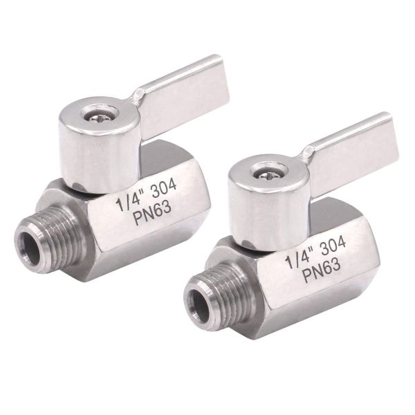 Long Steel Handle F / M Thread End Sus201 1000 Psi Ball Valve