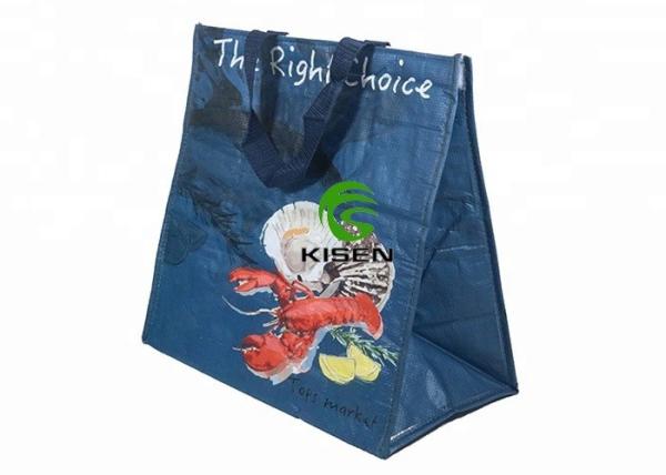 Gravure Printing Insulated Aluminium Foil Bag , Non Woven Picnic Thermal Bag