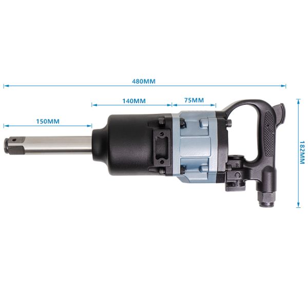 Heavy Duty 1 Inch Drive Air Impact Gun More Powerful Portable Electric Impact Wrench