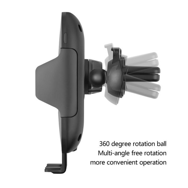 Air Vent Mounting Magnetic QI Wireless Pocket Car Charger ABS + PCBA Material