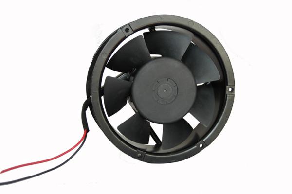 Round IP55 IP58 IP66 DC Axial Fans , 12V 24V 48V Equipment Cooling Fans