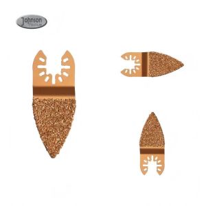 32.5×53.6mm Finger - Shaped Carbide Multi Tool Saw Blades For Concrete / Stone