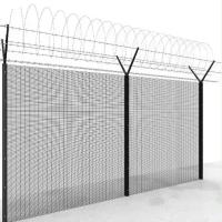 Fabrique en gros anti-escalade 358 clôture de sécurité filet de fil d'acier soudé pour les applications de sécurité ferme prison