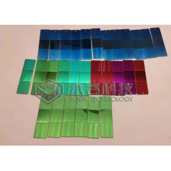 Decorative PVD green color, brass green coatings on Stainless steel panels