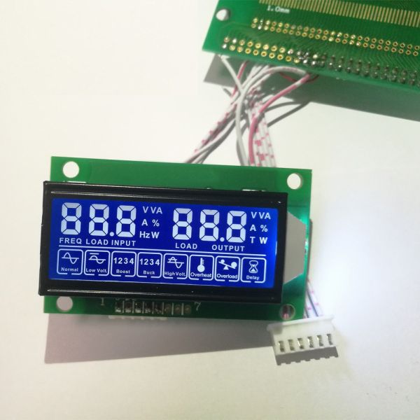 2.2 дюймовый HTN сегмент Lcd дисплейный модуль, приводное напряжение 1/4D,1/3B ZEBRA подключение