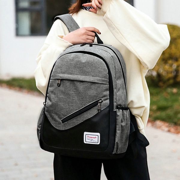 High Density Polyester Trendy School Backpacks Casual Style For Girls