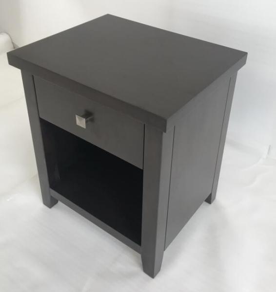 1-Drawer antique wood finish bed side table,wooden night stand for hotel bedroom furniture,hospitality casegoods