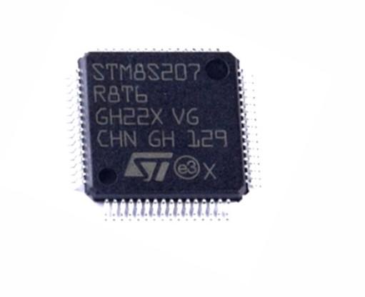 MCU 24MHz, MCU de 8 bits LQFP-64 STM8S207R8T6 apropriado para a fechadura da porta esperta e esquema do fechamento da impressão digital