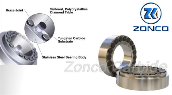 Radial Thrust Bearing / Tungsten Carbide Bearings For Mud Lubricated Drilling Tools