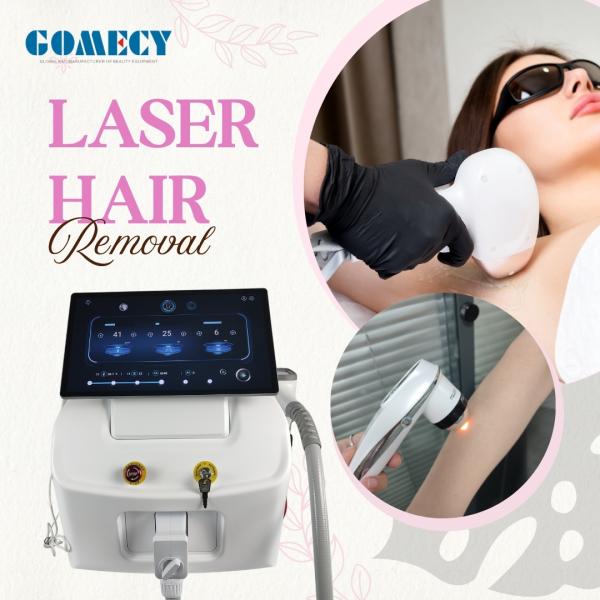 Épilation au laser à diode Faery Pro de nouvelle conception professionnelle portable pour la peau et les cheveux avec fonction de détection du cuir chevelu