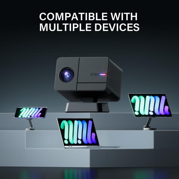 Dual Band Smart Mini Home Projector Portable 3.5inch LCD TFT Display