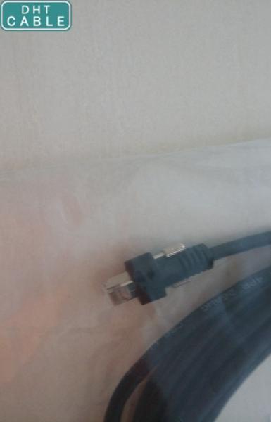 Overmolded Gige PoE Gigabit Ethernet Cable , RJ45 Ethernet Cable For Industrial Camera