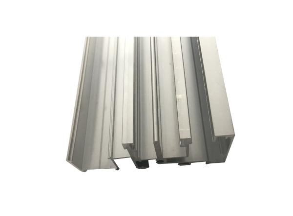 Construction Shining Blasting Window Aluminum Profile / Aluminum Profile Accessories