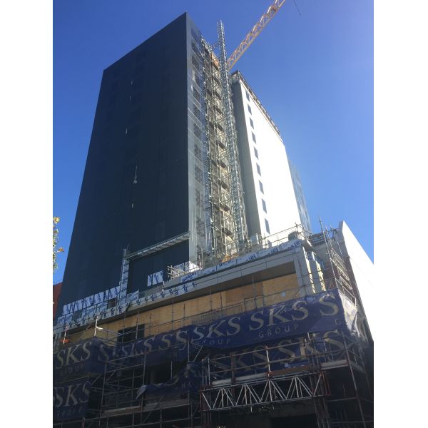 Customized Aluminum Panel Curtain Wall Commercial Buildings Aluminium Facade Systems