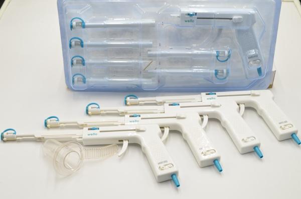 Silica Gel Material Intraluminal Circular Stapler , One Hand Operation Piles Treatment Stapler Surgery