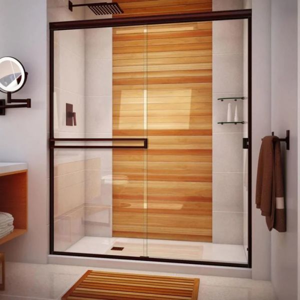 Bathroom Shower Bath Screens Glass End Panel Waterproof Bathroom Sheet Wall Paneling