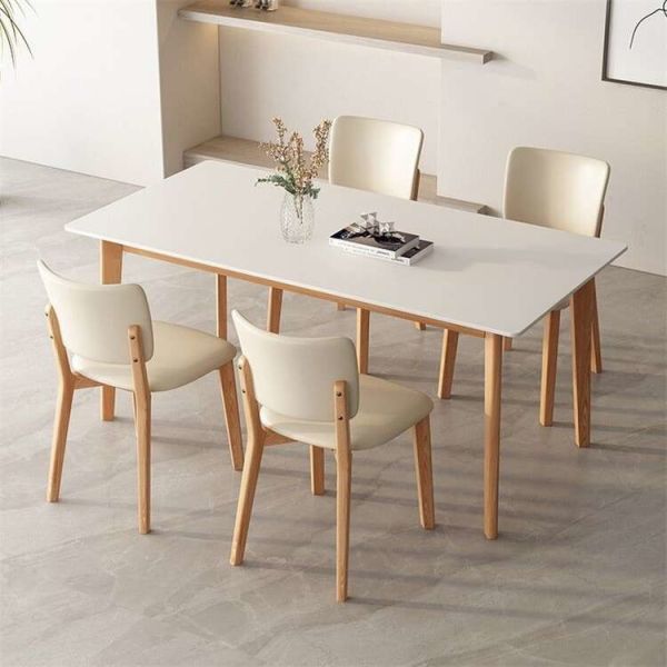 Round Square Rectangle Dining Table Set 4 Chairs Luxury Dining Table Set