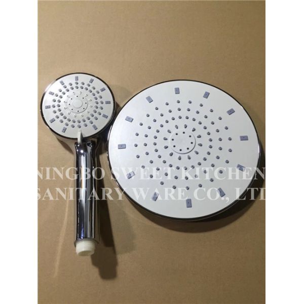 ABS material chrome plating shower head hand shower set overhead shower rain shower set bathroom  accessories