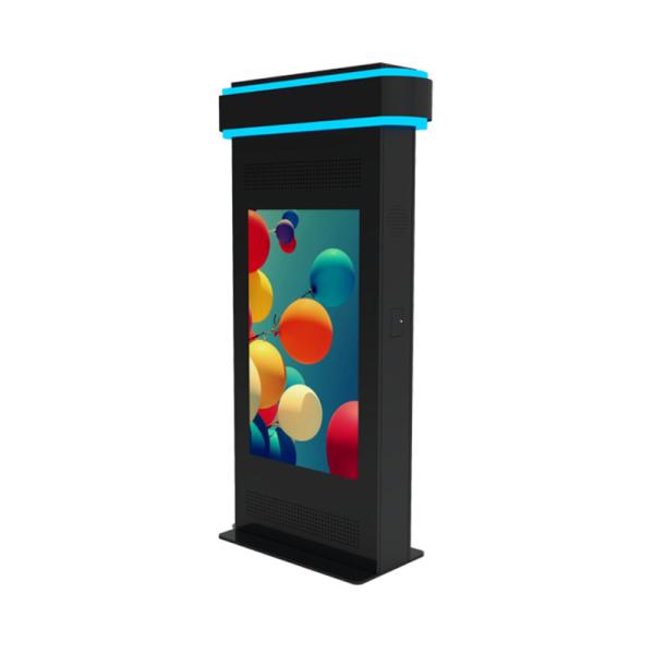 Urhealth bar type Android advertising display screen IP65 weatherproof 55 inch outdoor digital signage totem wifi