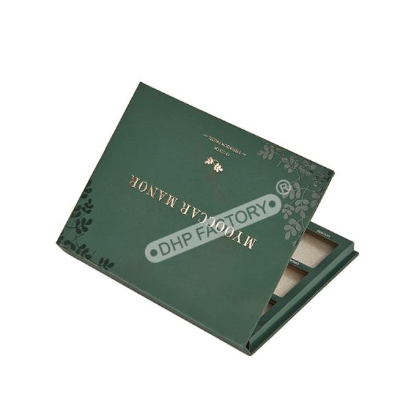 Customized High End  Assorted Chocolate Gift Box With Gold Foil Logo