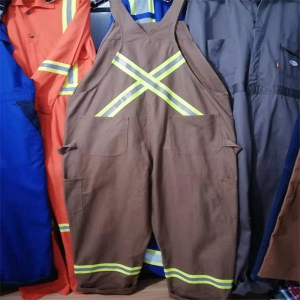 7.5oz fogo da lona da sarja CAT2 - algodão retardador NFPA2112 dos macacões do babador