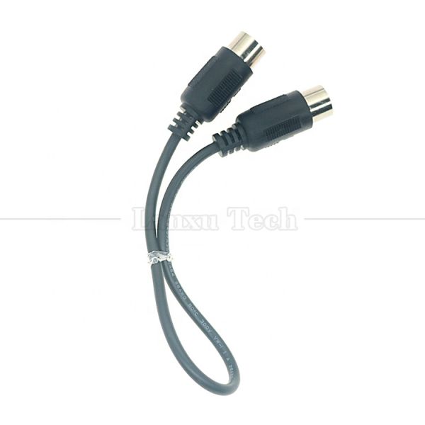 High Quality Shield Male to Male MIDI 6 PIN DIN Serial Extension Cable for Audio Keyboard Microphone Guitar
