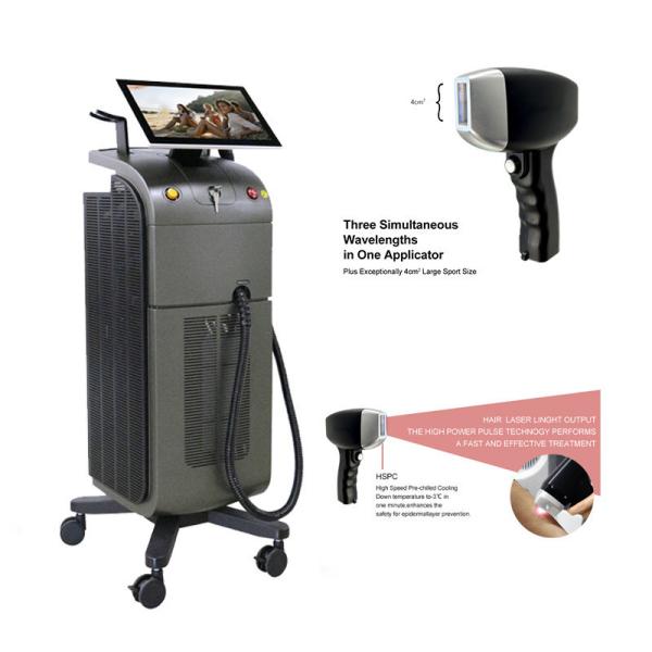 4 Waves Diode Hair Removal Laser Machine Beauty 2000W CE Approval