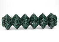 Le bétail 25x25mm Green Pvc Chain Link Fence Installation rapide Service à guichet unique