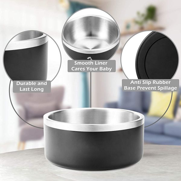Portable Medical Standard Food Water Bowl , Dog Cat Stainless Steel Bowls High Quality