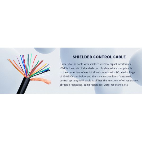 Cables de control de conductores de cobre revestidos con TPU para sistemas industriales de transmisión de energía