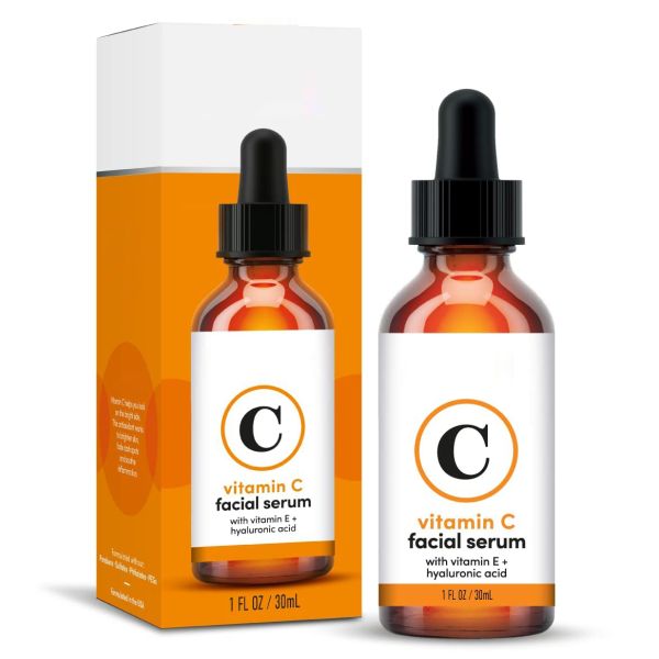 Самая лучшая сыворотка витамина C OEM для стороны, анти- вызревания с Hyaluronic кислотой, витамином e