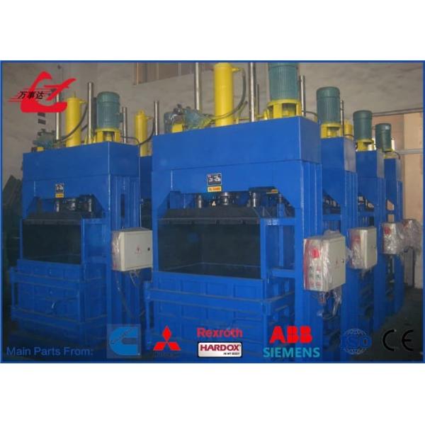 100 Ton Vertical Baling Press Machine 4 Bales/Hour Recycling Waste Baling Machine