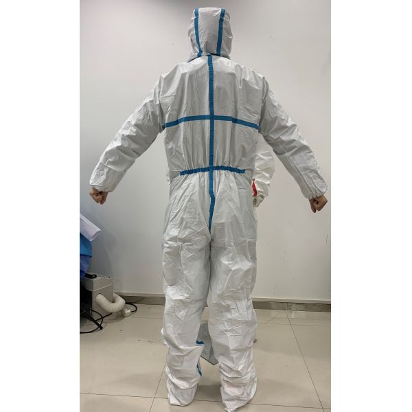 Доктора Костюм С Голуб Связывать тесьмой хирургической мантии анти- бактерий устранимые защитные