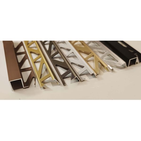 Aluminum Floor Edge Trim for Laminate Flooring Threshold Transition T5 Temper Profiles