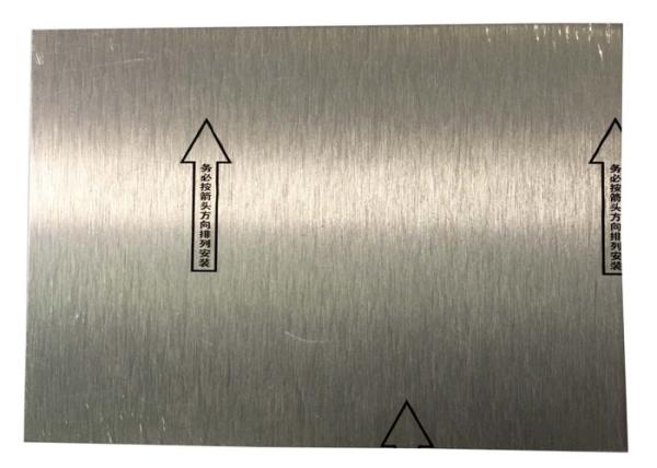 Corrosion Resistance Brushed Aluminum Sheets  Rough Surface Durable Design