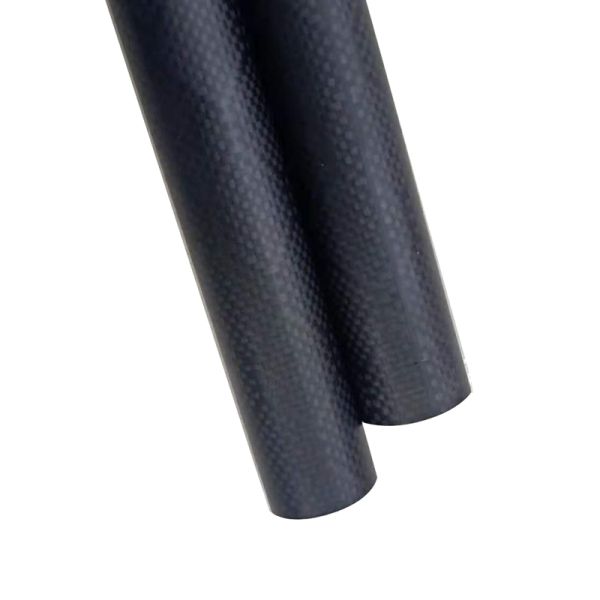 66% Content Carbon Fiber Tube with Knitted Weaving Hexagon Tubes Wide Application