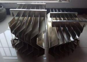Eliminador de névoa da placa de SS316L Chevron, desembaçador da passagem da