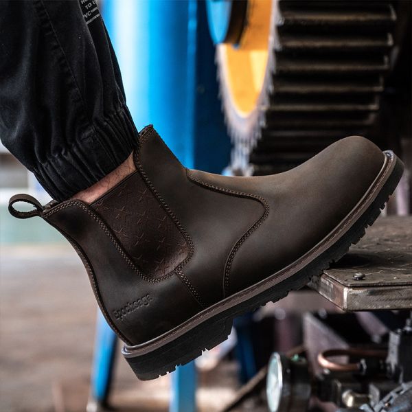 Classic Round Toe Waterproof Woodland Chelsea Fashionable Work Footwear