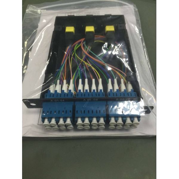 Пульт временных соединительных кабелей APC UPC 12 оптического волокна кассеты FTTH модуля MTP/24 ядра