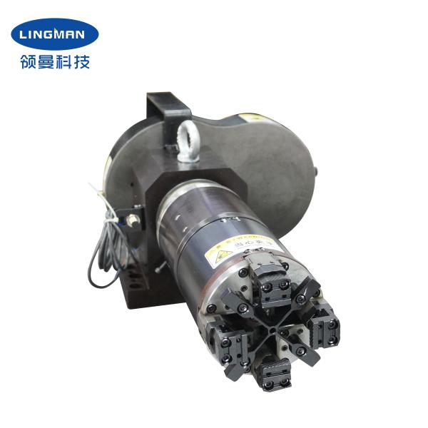 LINGMAN 125C Double-acting Laser Rotary Axis Chuck Feeding Rear Chuck