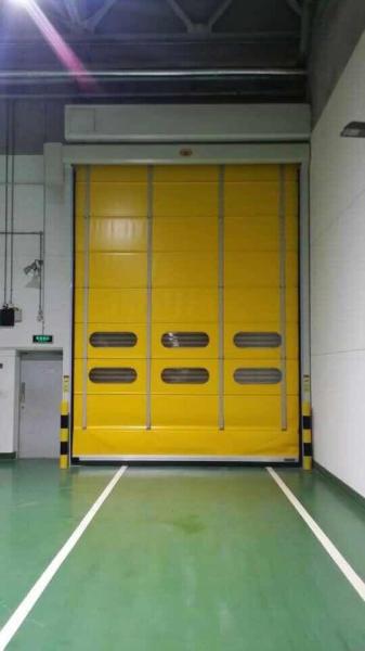 380V 50HZ Rapid Roller Doors  IP55 Power 0.75KW-1.50KW With Radar Sensor
