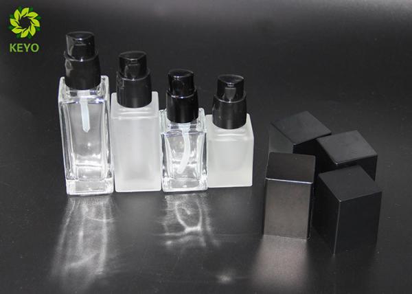 Clear / Frosted Glass Cosmetic Packaging Serum Bottle 15ml 20ml 30ml 40ml Optional