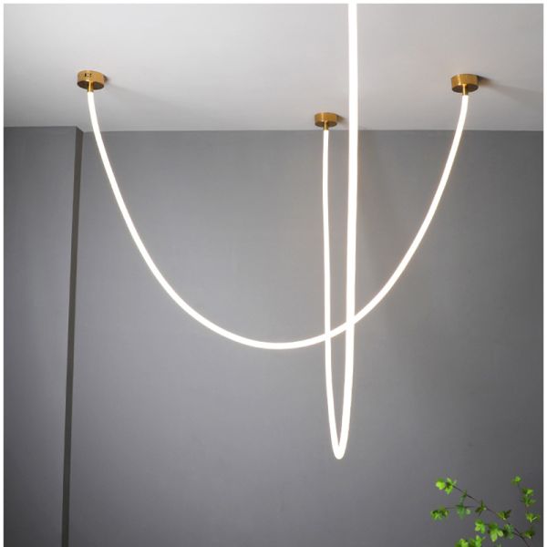 Nordic post-modern designer LED pendant lamp silicone lamp office lamp(WH-MI-369)