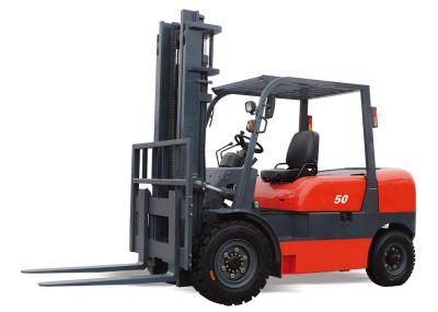 T50 Diesel Engine Forklift 5000kg Rated Load 3000mm Lift Height