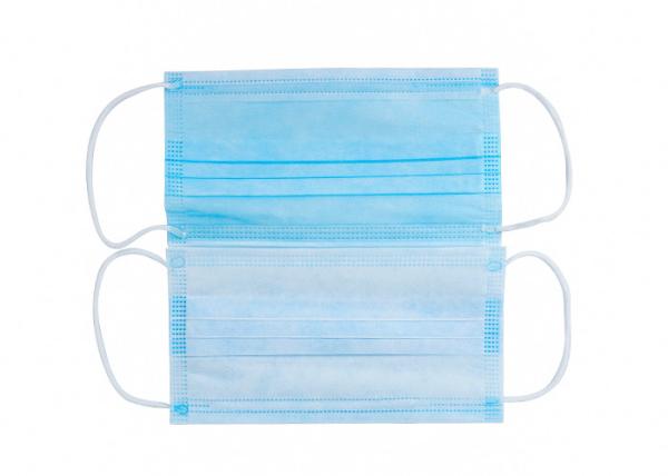 Breathable 3 Ply Medical Surgical Mask Disposable Non Woven BFE 99%