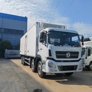 Dongfeng Freezer Van Refrigerated Box Cold Storage Truck With Hydraulic Gate