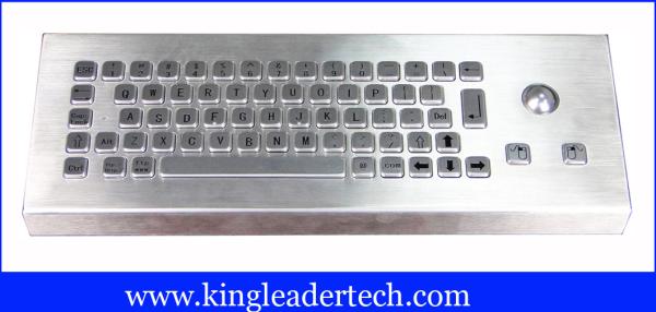 20mA IP68 Industrial Keyboard With Trackball Vandal Proof