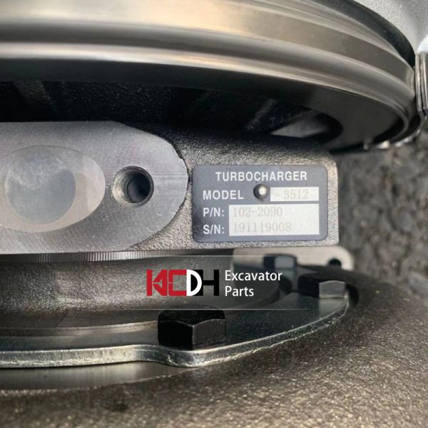 50kg Diesel  3512 Excavator Turbocharger 102-2090